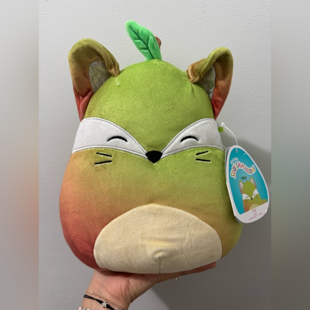 Squishmallow 8" Fifi the Fox in Pear Costume Plush